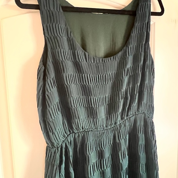 Anthropologie Sunday in Brooklyn Beryl Dark Green Midi Dress size M - Picture 5 of 9